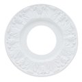 Westinghouse Ceiling Medallion 10In, Victorian Molded Plastic White Finish 7702700